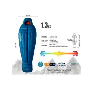 کیسه خواب پر کوهنوردی بلک دیر مدل ALPINE 800